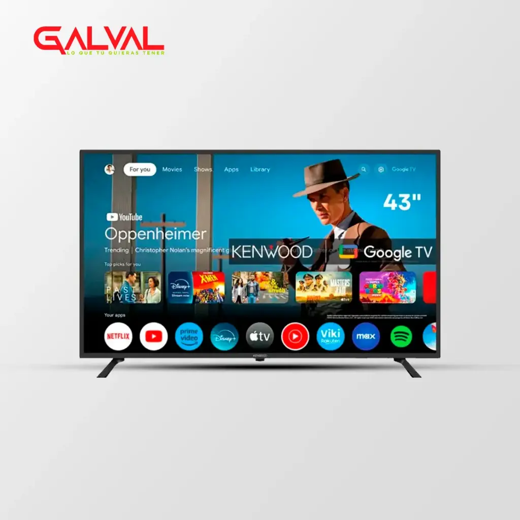 [LTK-43M34G] Televisor Kenwood de 43″ Full HD Google TV